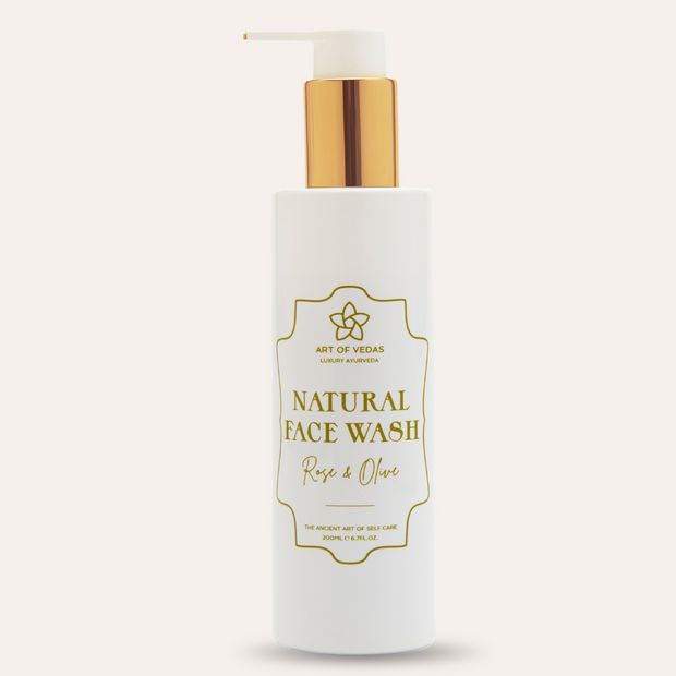 Natural Face Wash - Rose and Olive